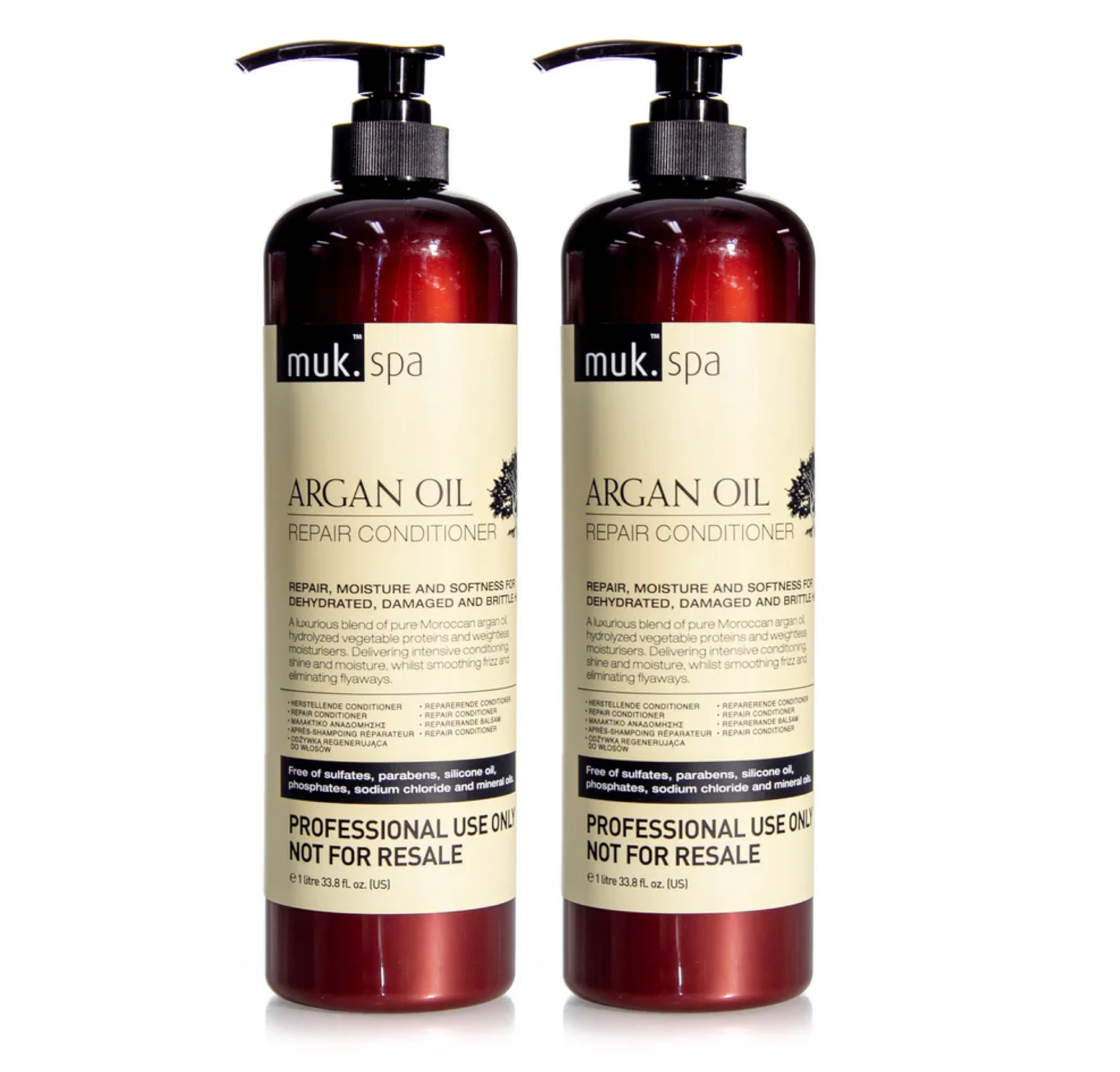 Muk Spa Argan Oil Repair Conditioner 1000ml (2pc)