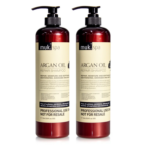 Muk Spa Argan Oil Repair Shampoo 1000ml (2pc)