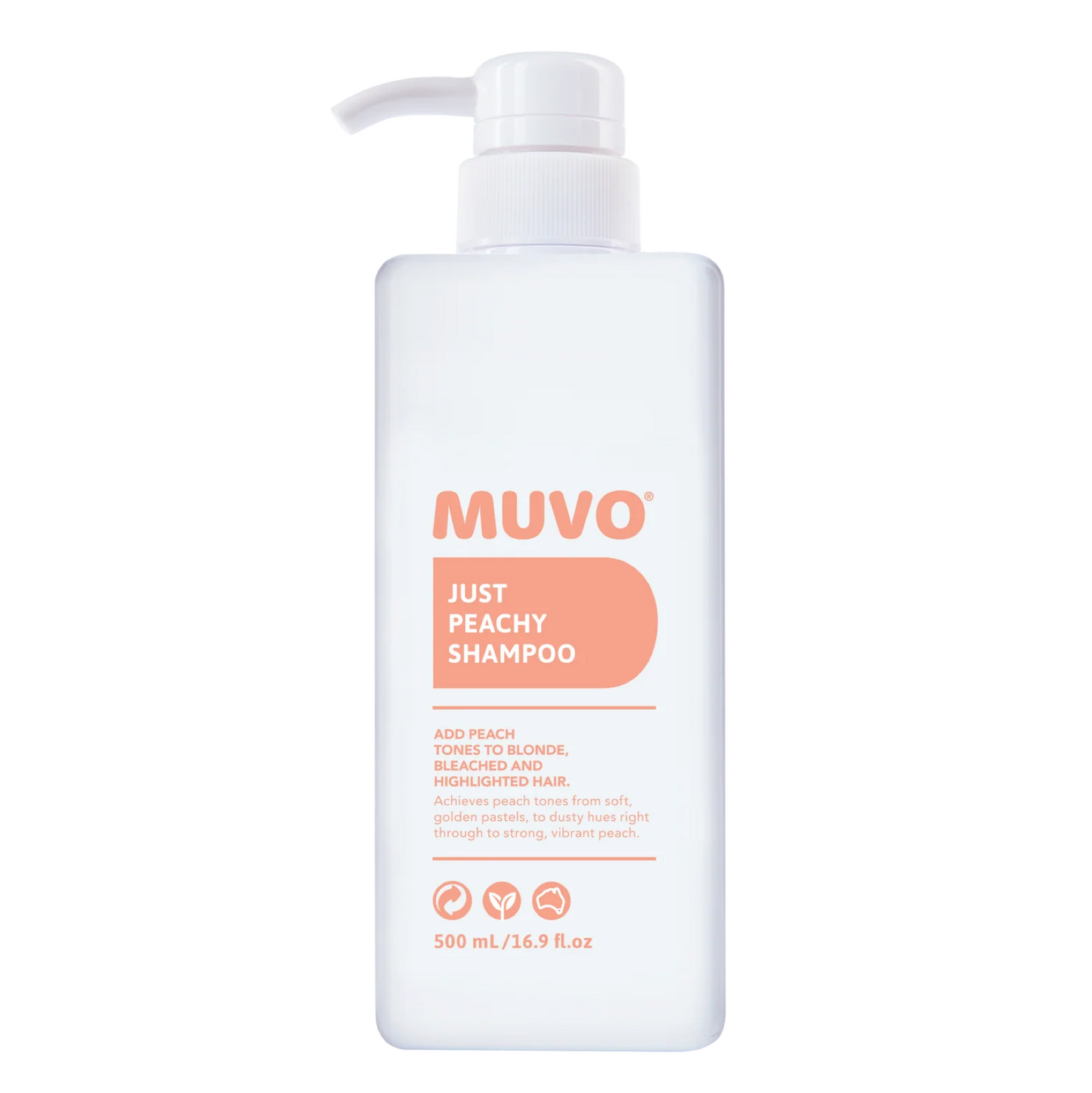 Muvo Just Peachy Shampoo 500ml