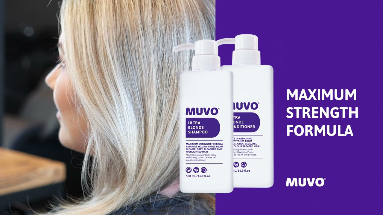 Muvo Ultra Blonde Shampoo and Conditioner 500ml