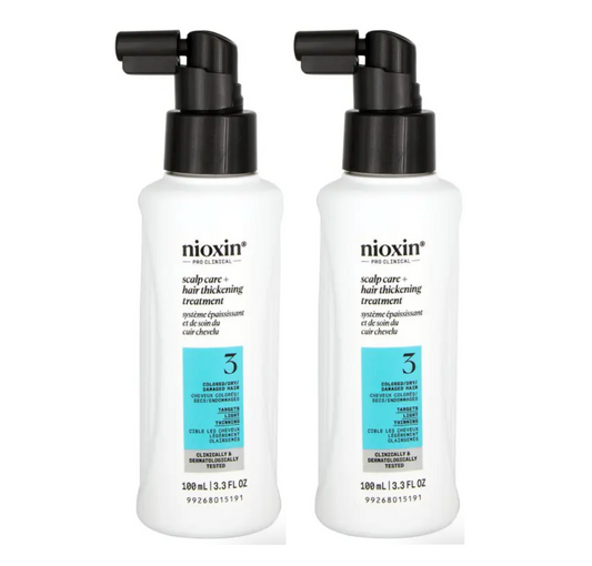 Nioxin Scalp Care & Hair Thickening Treatment System 3 100ml (2pc)