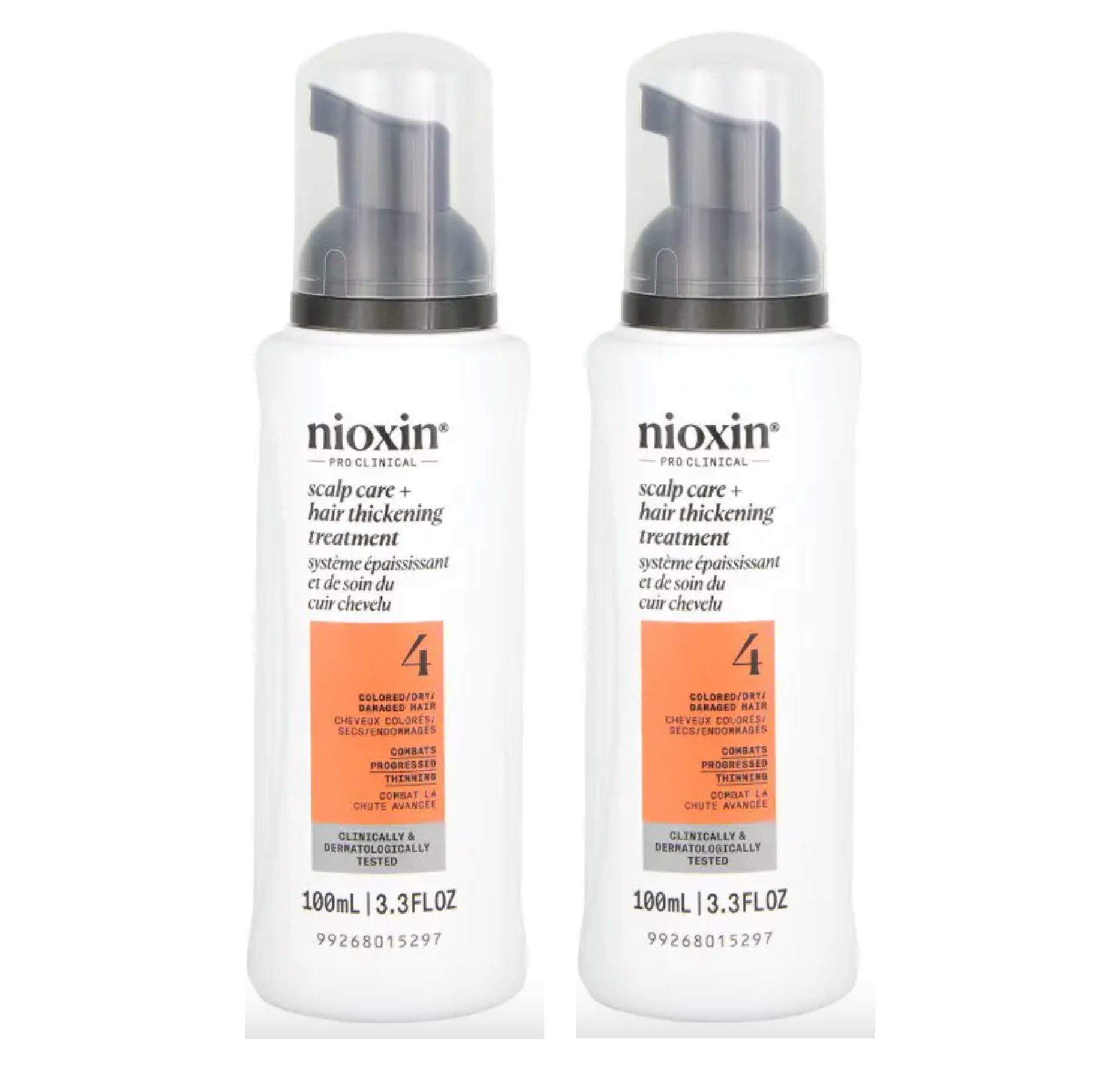 Nioxin Scalp Care & Hair Thickening Treatment System 4 100ml (2pc) 