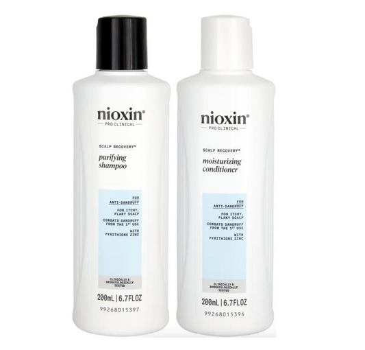 Nioxin Scalp Recovery Purifying Anti Dandruff Shampoo & Moisturizing Conditioner 200ml