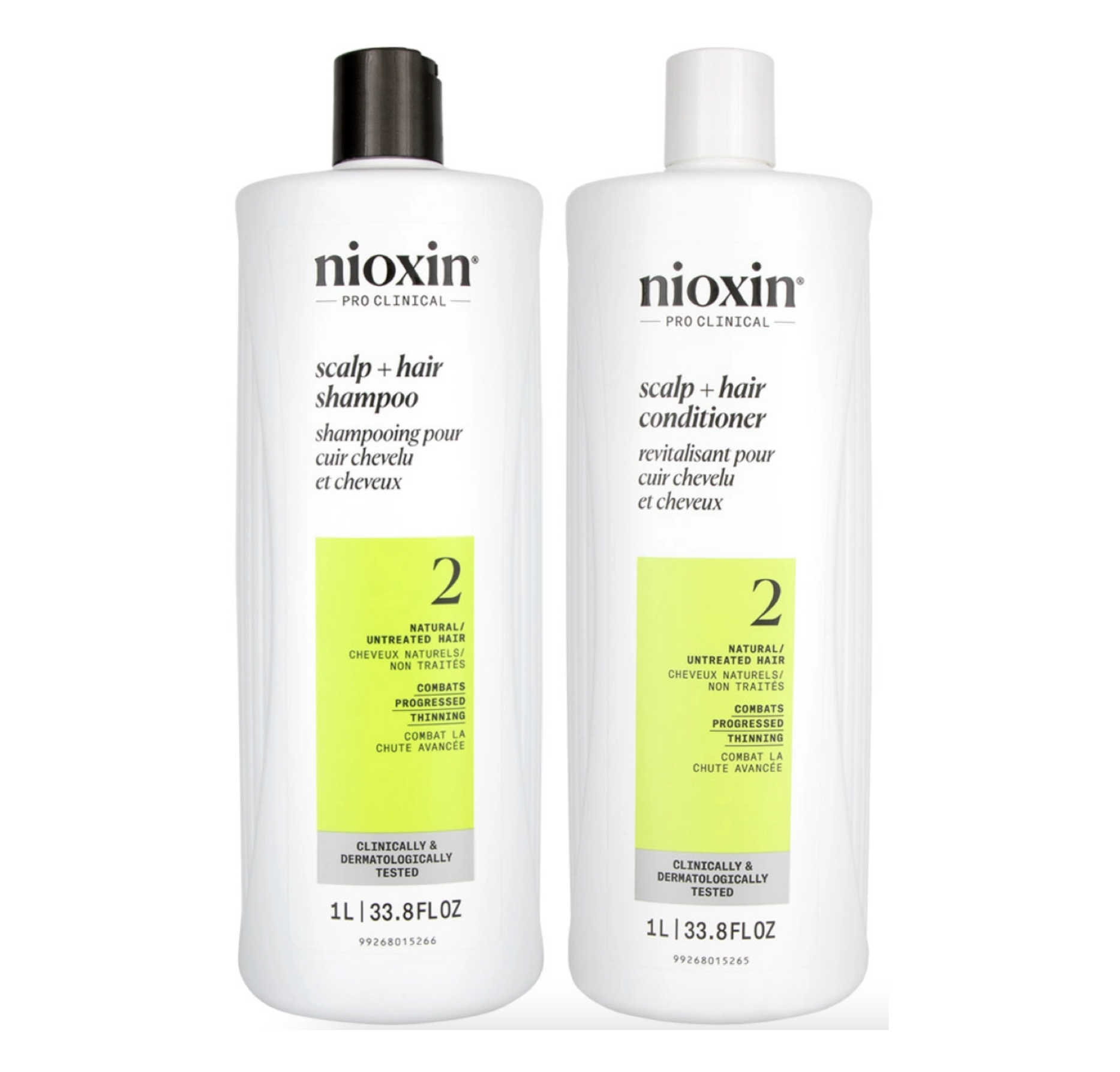 Nioxin Scalp & Hair System 2 Shampoo and Conditioner 1000ml