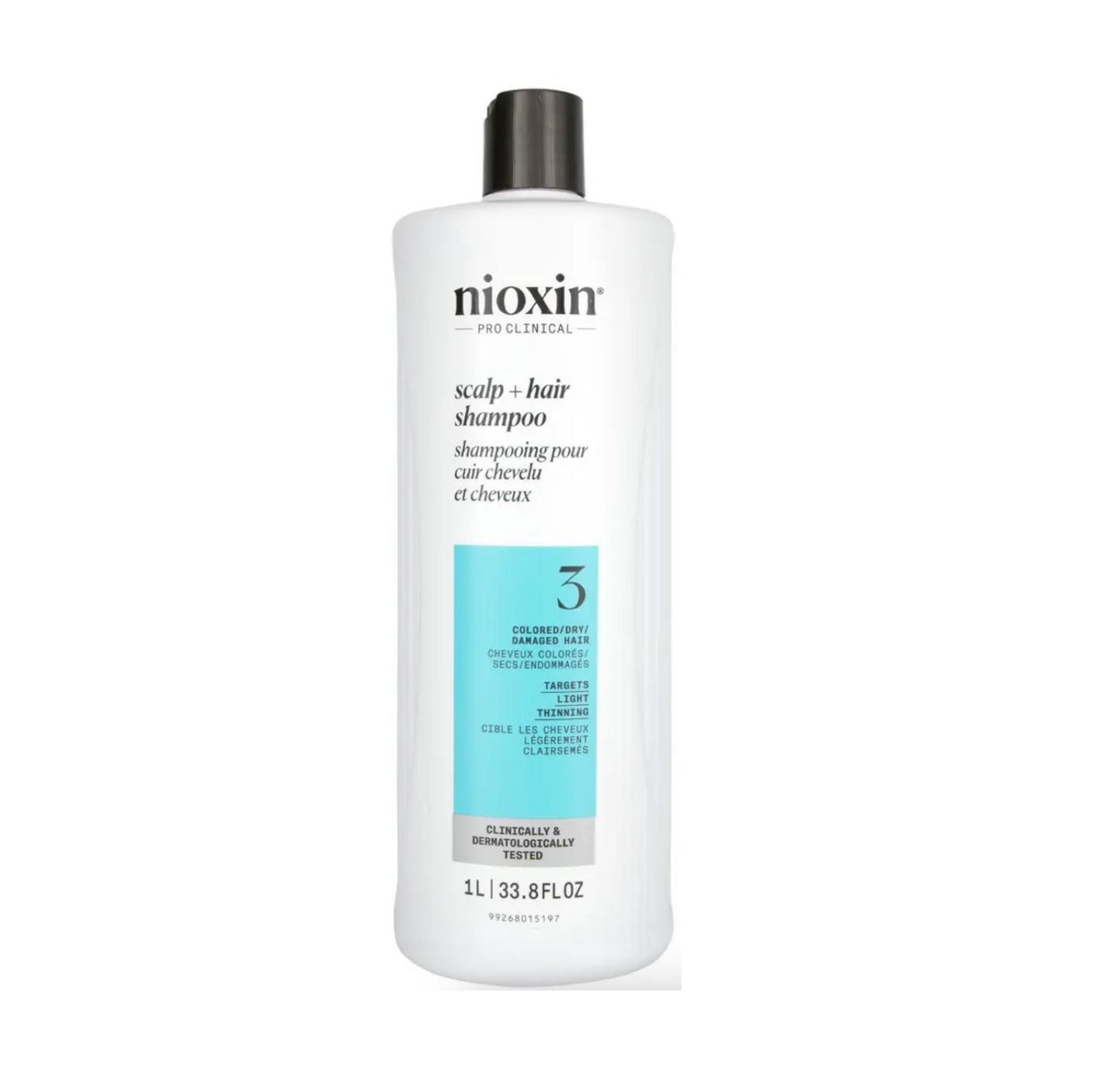 Nioxin Scalp & Hair System 3 Colored Dry Shampoo 1000ml 