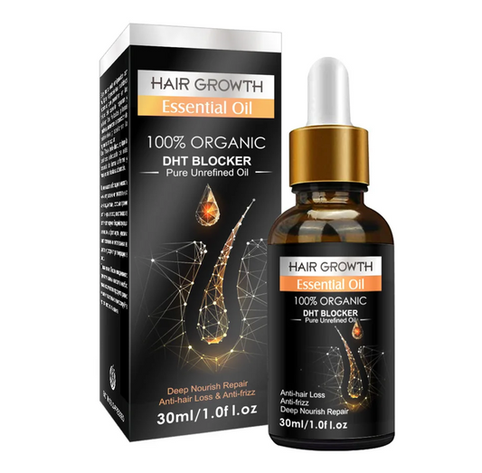 Original Hair Growth Essential Oil 100% Organic DHT Blocker 30ml
