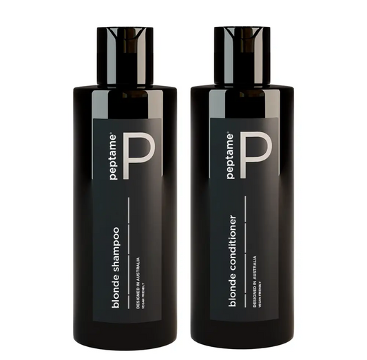 Peptame Blonde Shampoo and Conditioner 300ml