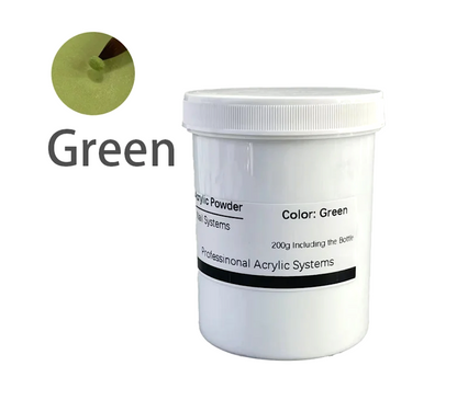 Professional Nails Acrylic Powder Nail Systems Green 200g 