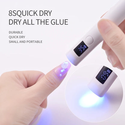 Professional Nails Handheld LED Light Dryer for Nails Gel Polish 