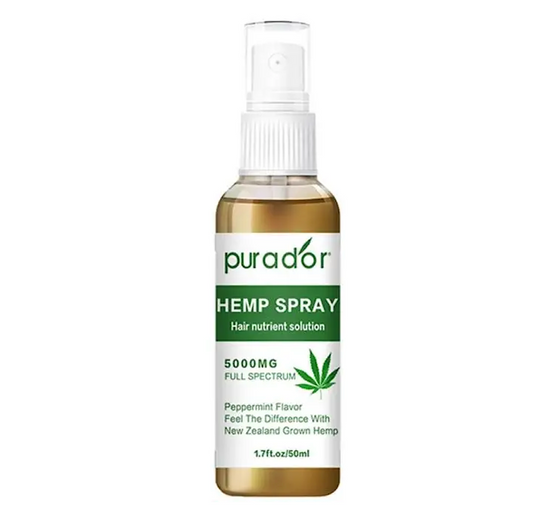 Purador Hemp Spray Hair Growth Nutrient Solution Pepermint 50ml