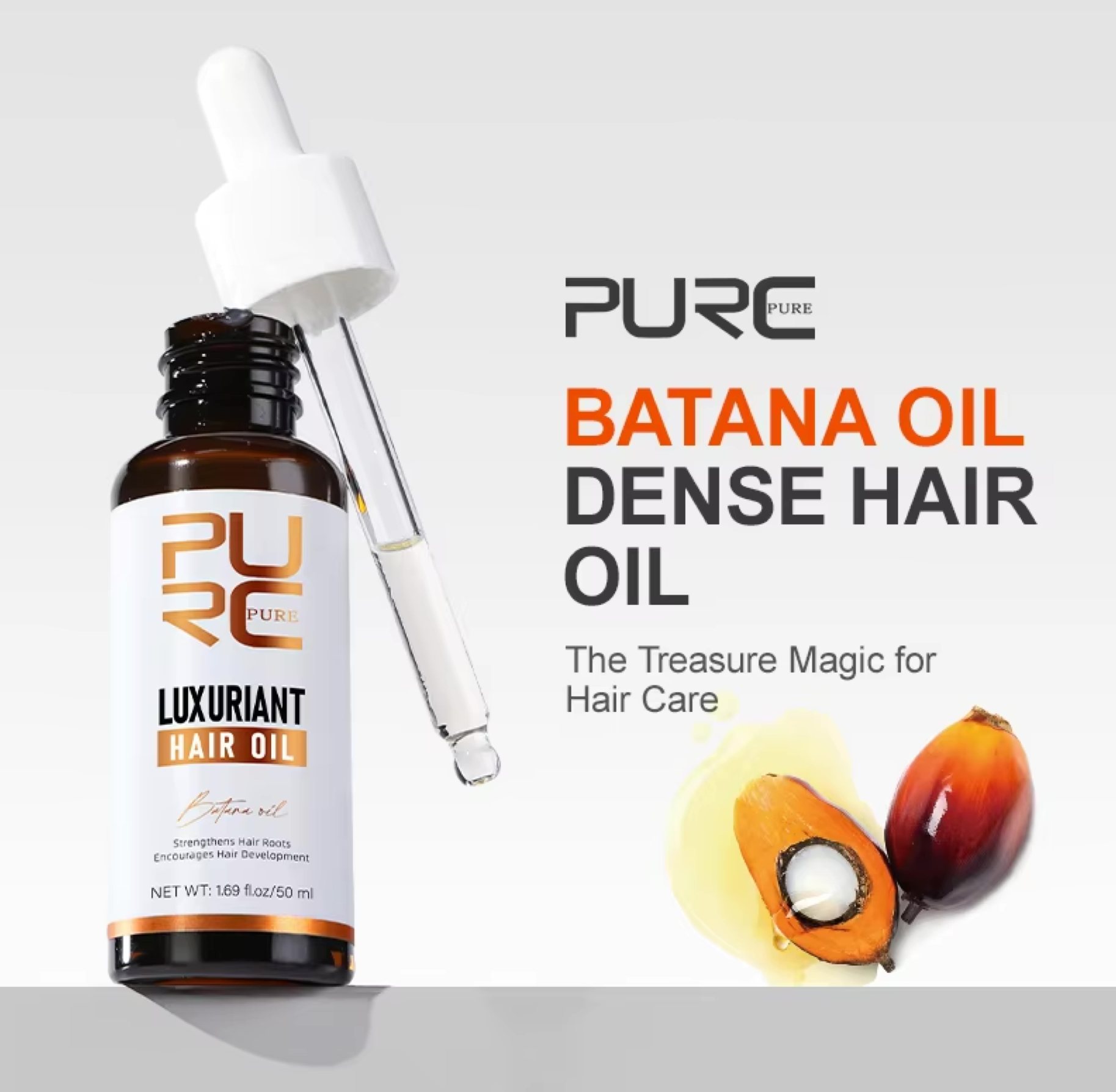 Purc Natural Batana Luxuriant Hair Oil 50ml