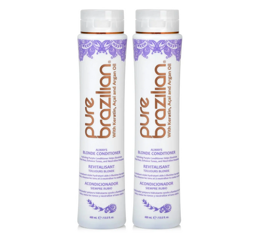 Pure Brazilian Always Blonde Conditioner 400ml (2pc)