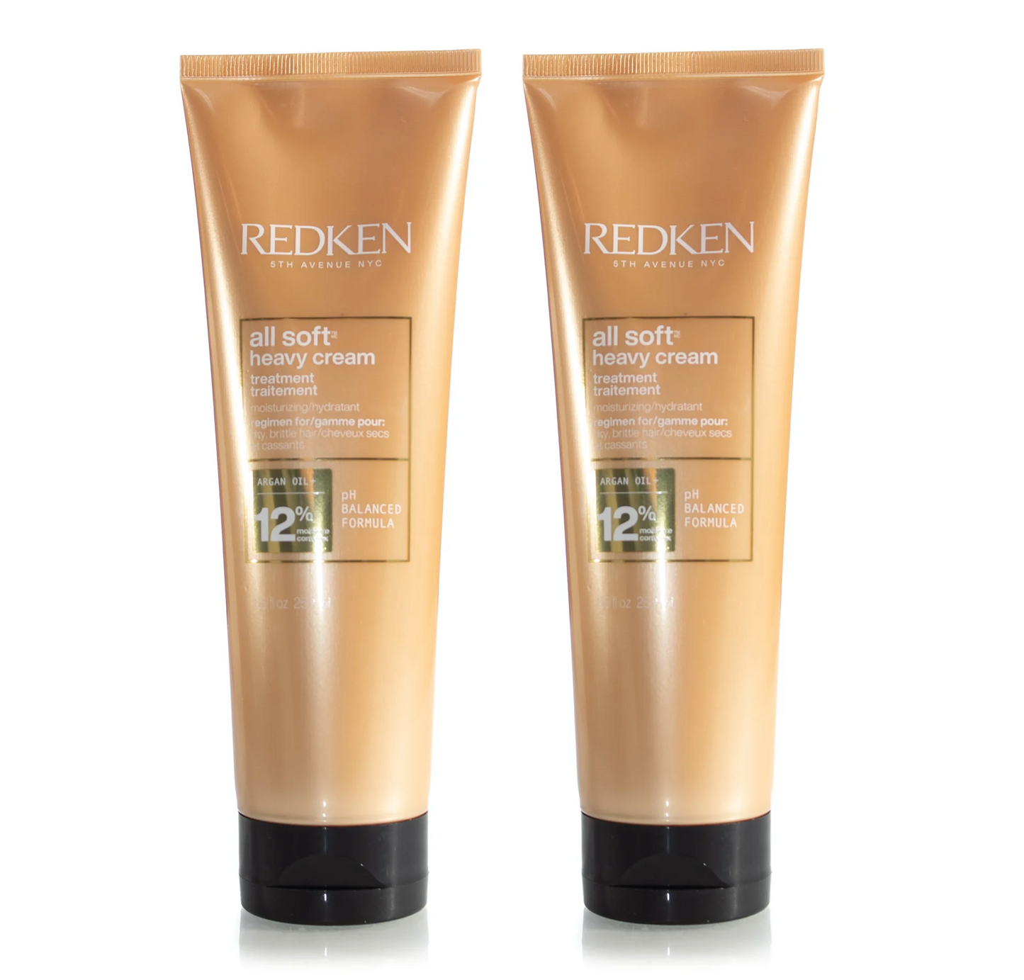 Redken All Soft Argan Oil Heavy Cream 250ml (2pc)