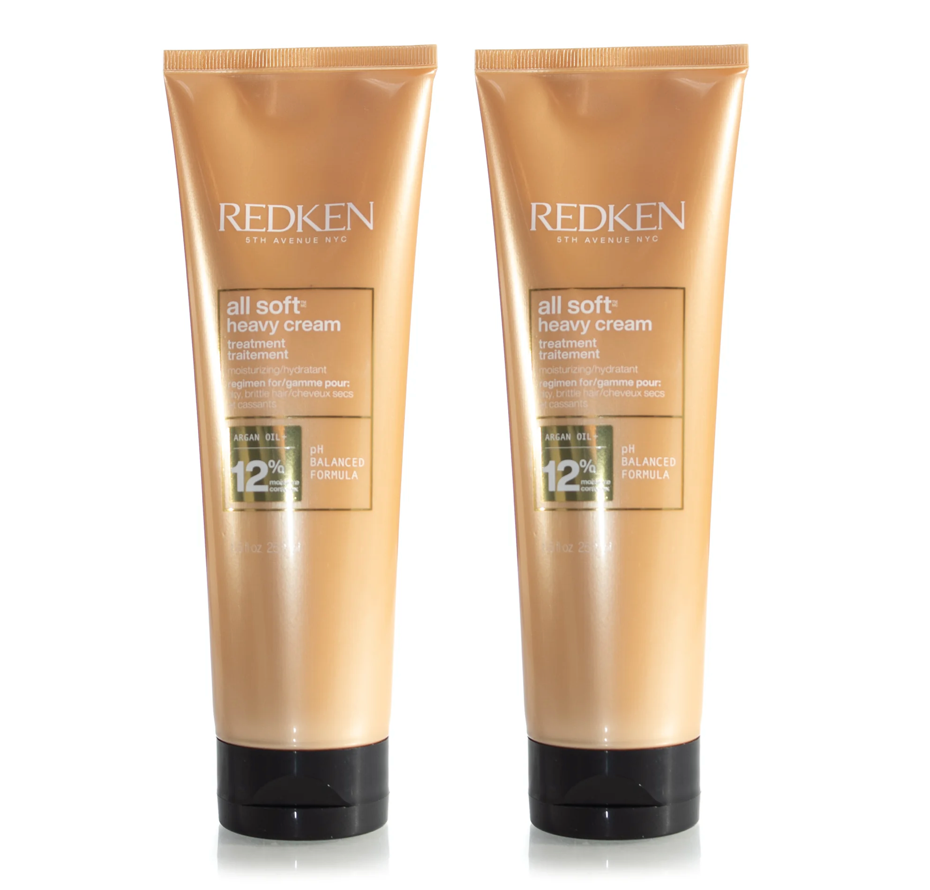 Redken All Soft Argan Oil Heavy Cream 250ml (2pc)