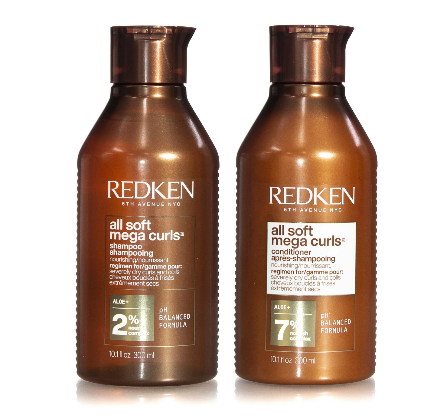 Redken All Soft Mega Curls Aloe Vera Shampoo and Conditioner 300ml