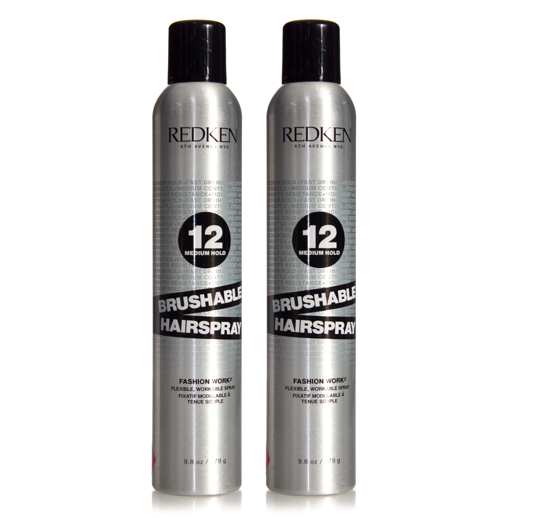 Redken Brushable Hairspray Fashion Work Flexible Medium Hold 278g (2pc)