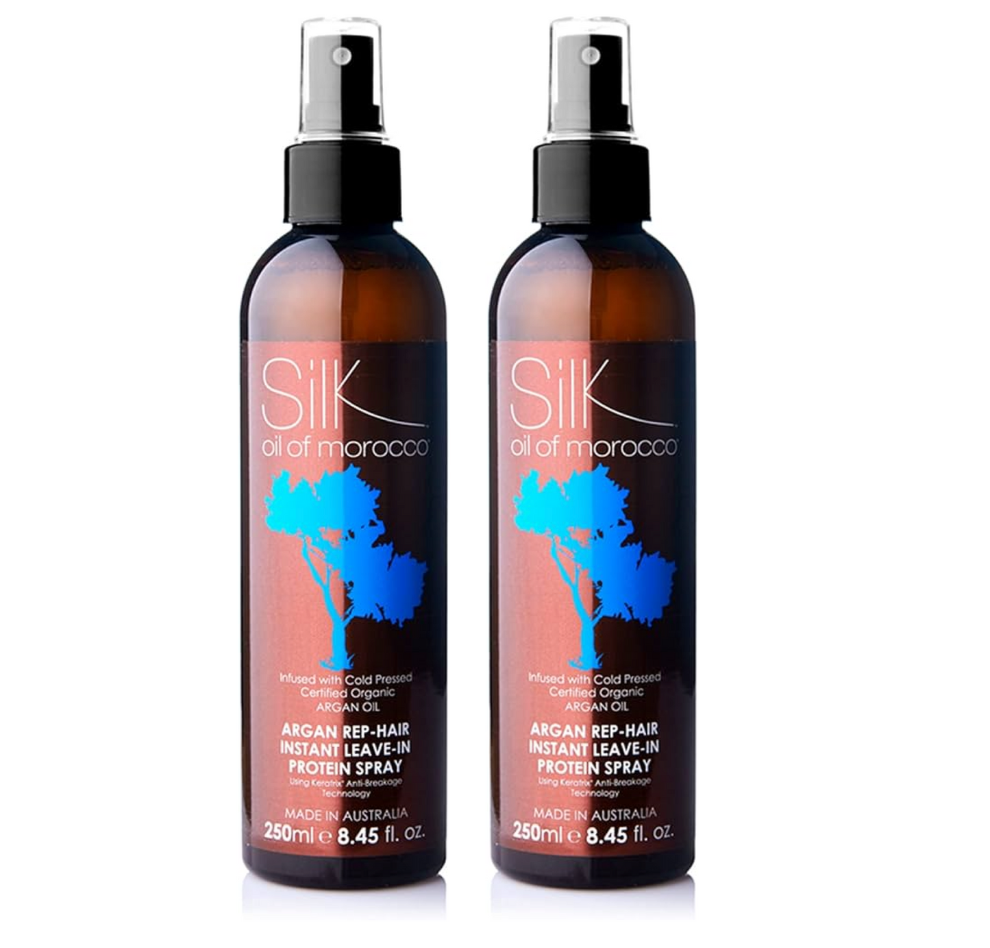 Silk Oil of Morocco Argan Rep Hair Instant Leave In Protein Spray 250ml (2pc)