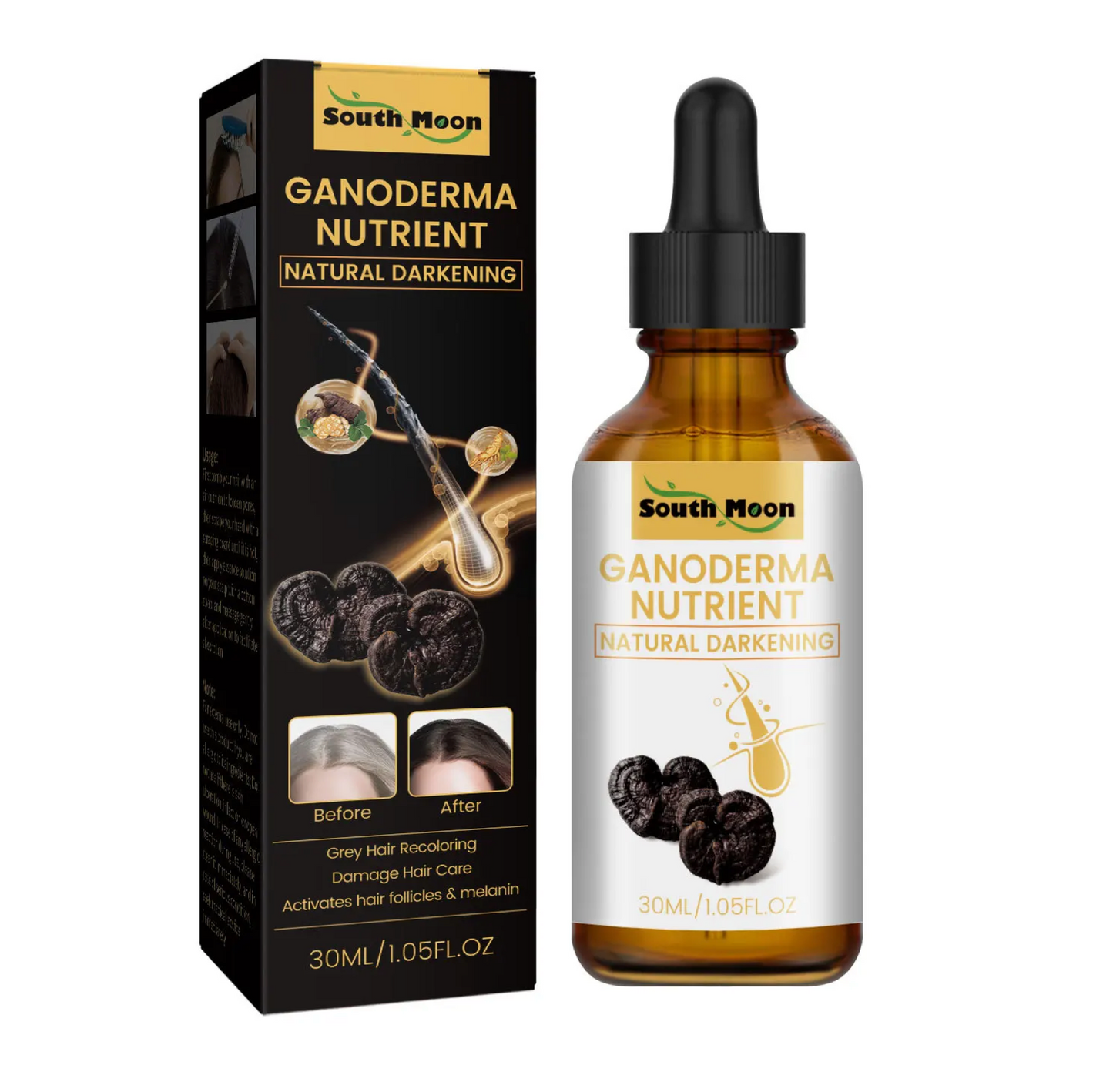 South Moon Ganoderma Hair Natural Darkening 30ml