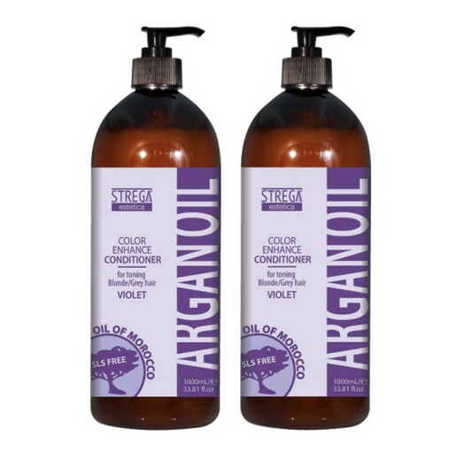 Strega Estetica Argan Oil Color Enhance Violet Conditioner 1000ml (2pc)