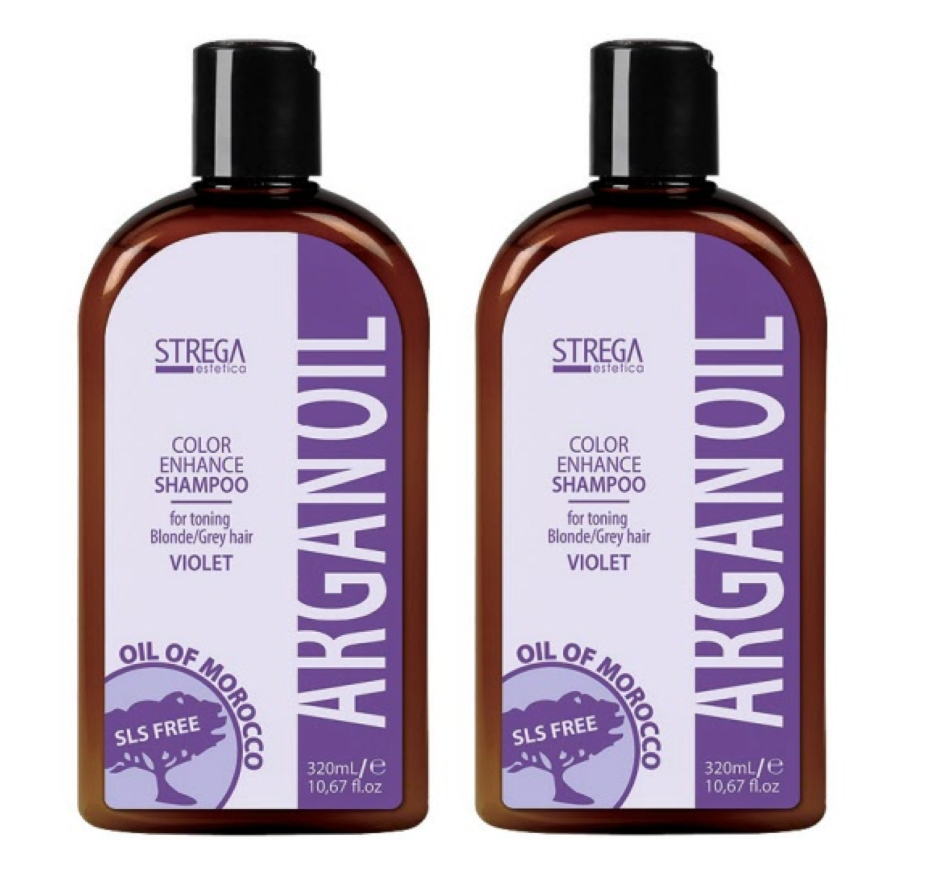 Strega Estetica Argan Oil Color Enhance Violet Shampoo 320ml (2pc)