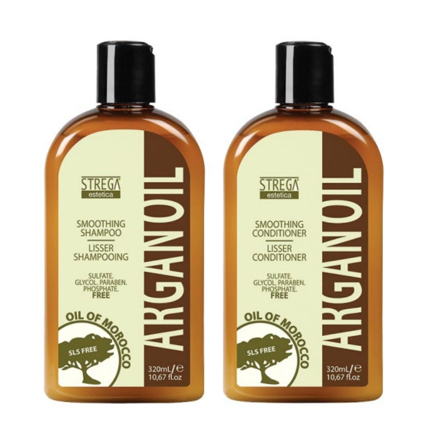 Strega Estetica Argan Oil Smoothing Shampoo and Conditioner 320ml