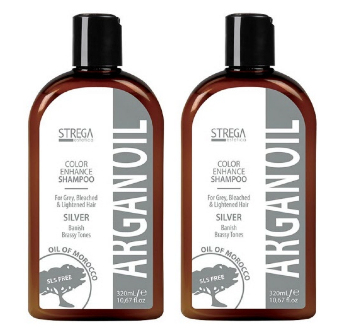 Strega Estetica Color Enhance Silver Shampoo 320ml (2pc)