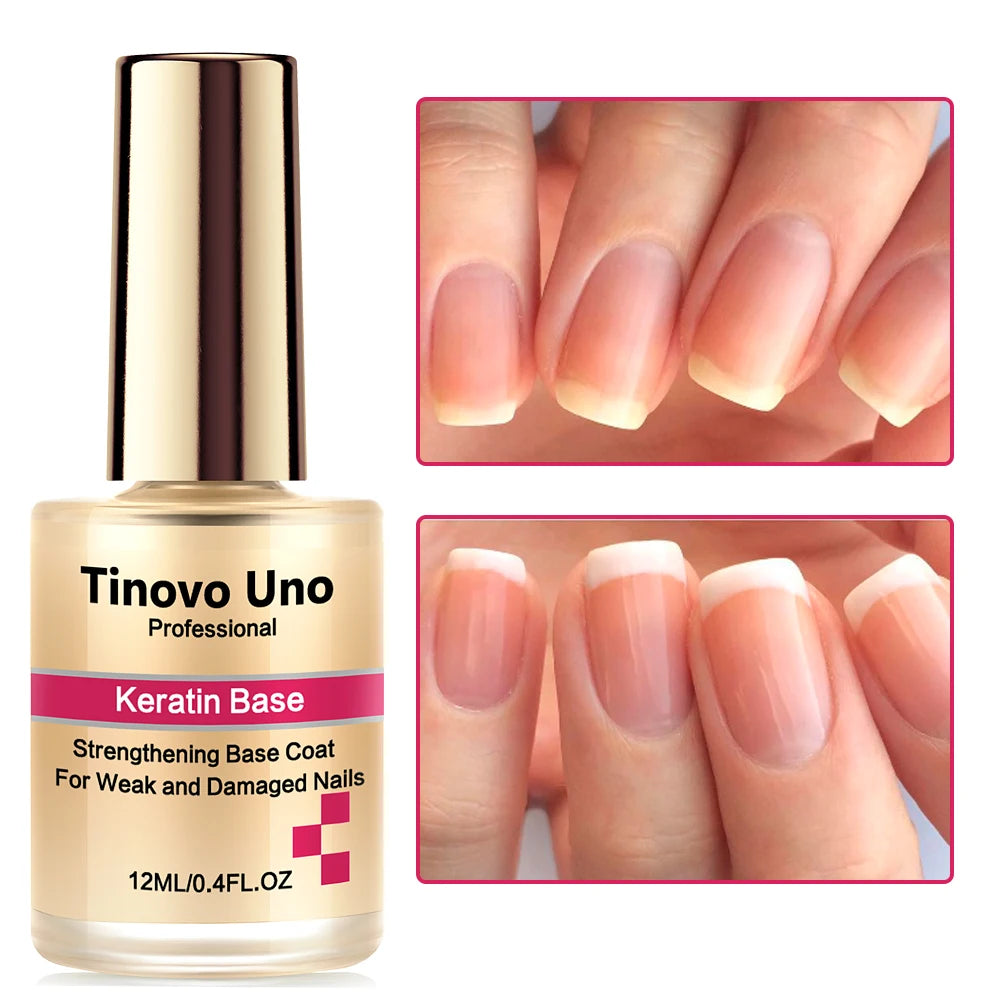 Tinovo Uno Keratin Base Nail Strengthening Base Coat 12ml