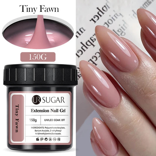 Ur Sugar Extension Nail Milky Color Gel Extension Tiny Fawn 150g