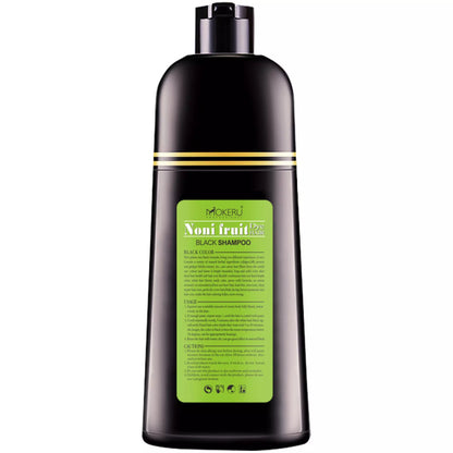 Mokeru Noni Fruit Black Hair Dye Shampoo 500ml