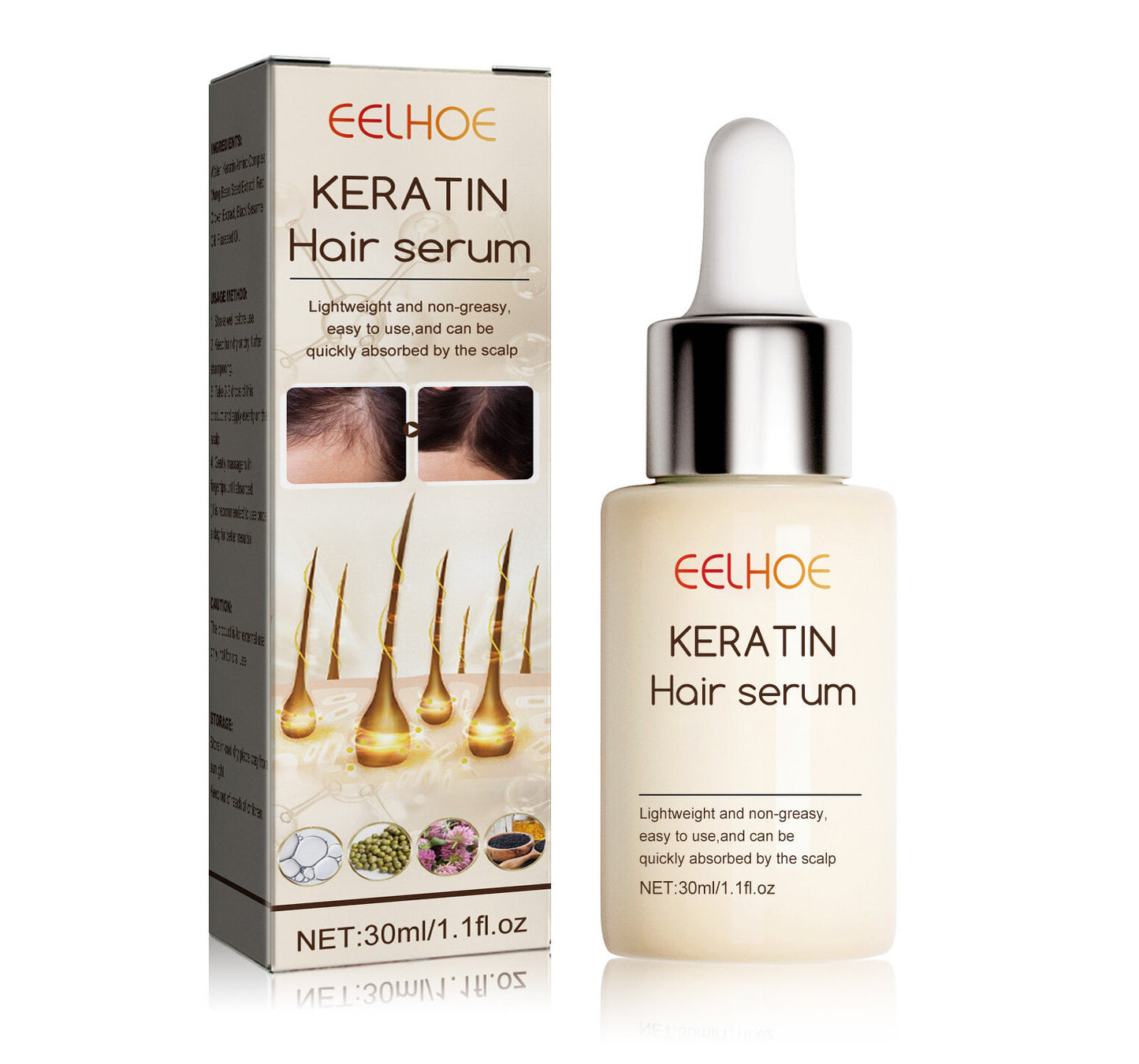 Eelhoe Keratin Hair Serum 30ml