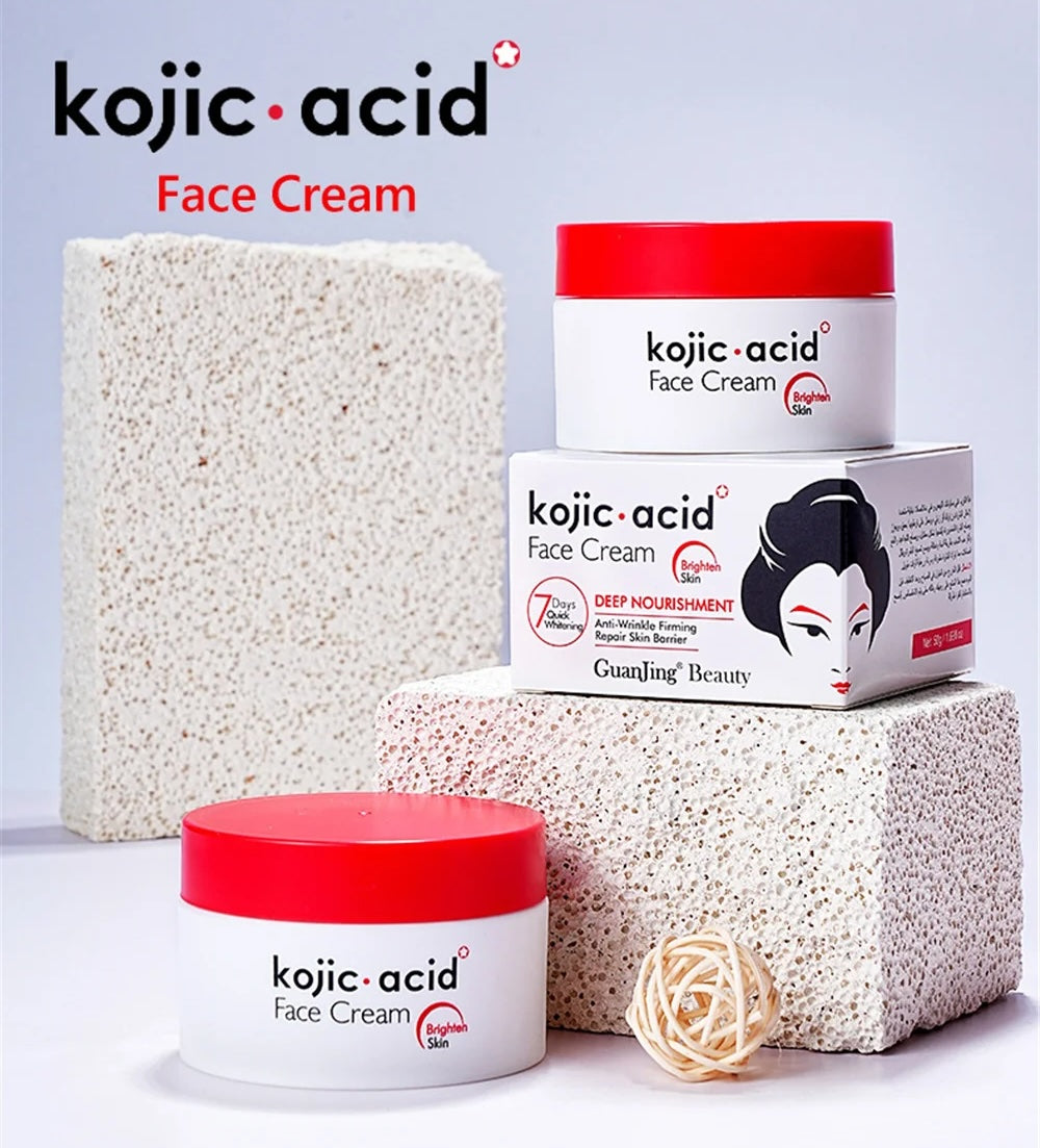 Kojic Acid Face Cream Deep Nourishment 7 Days Brighten Skin 50g