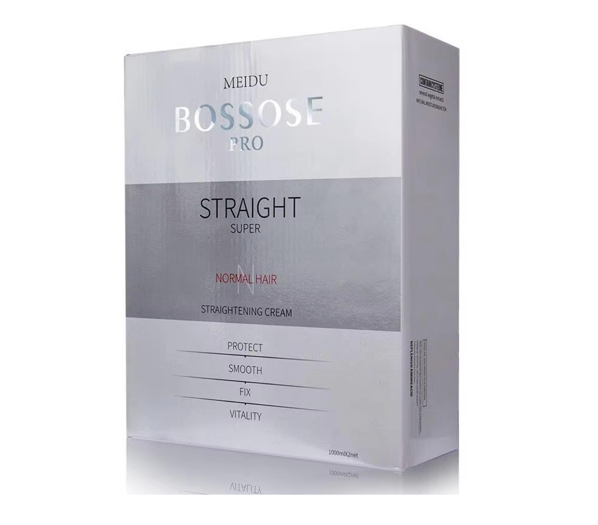 Meidu Bossose Pro Super Hair Straightening Cream 1000ml Duo